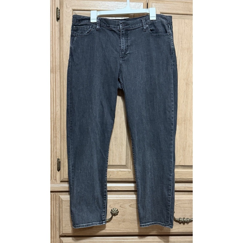 Gap 1969 Jeans Mens 34R Washed Black Cotton Regular Fit Denim